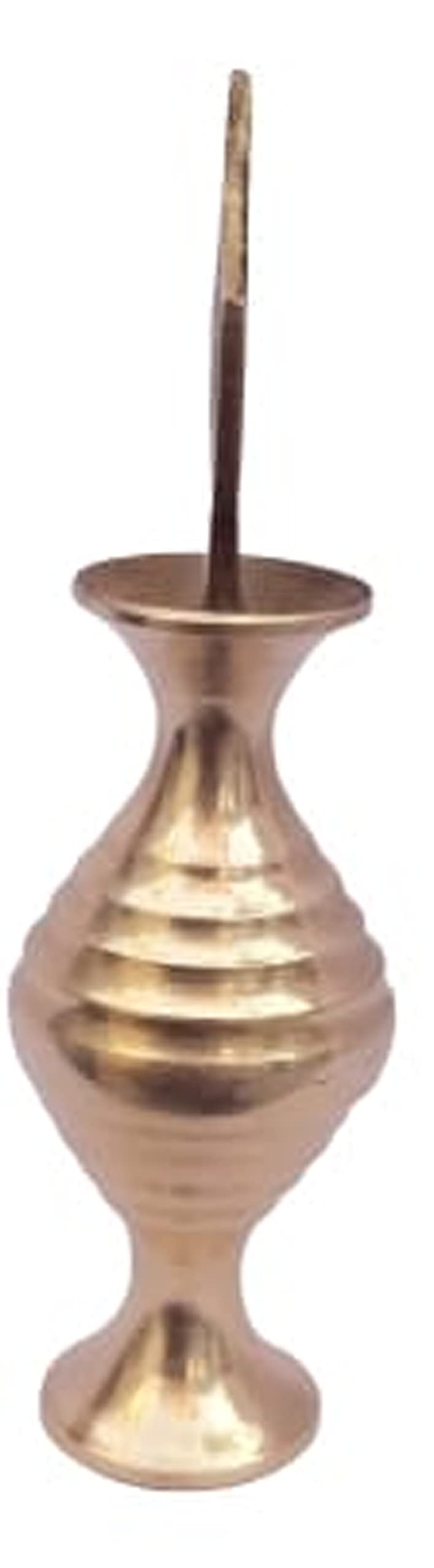 **Premium Brass Surma Holder with Funnel & 2 Kohl Sticks - Traditional Eye Makeup & Kohl Application Kit - Perfect for Ayurvedic & Natural Beauty Routines**    *(Use for traditional eye makeup, Ayurvedic treatments, or enhancing natural beauty with authentic kohl application.)*