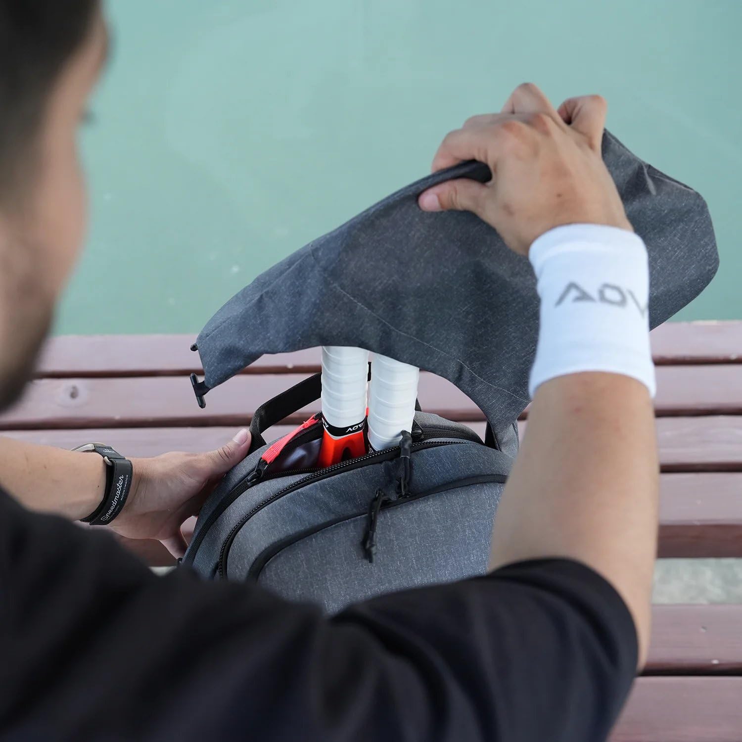 Premium Tennis & Pickleball Backpack V2 - Multi-Functional Sports Bag with Cooler Pocket, Ventilated Shoe Compartment & Smart Organization | Ideal for Tennis, Pickleball, Gym & Travel | Men & Women