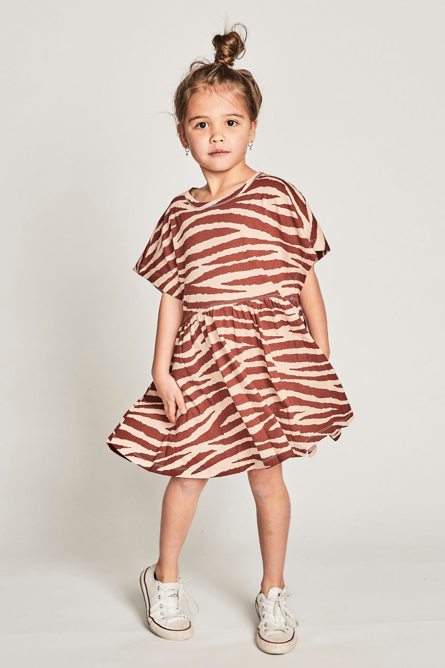 Girls' Summer Dress - Munster Kids Sahara Dusk Floral Print Sundress for Beach, Party & Outdoor Play