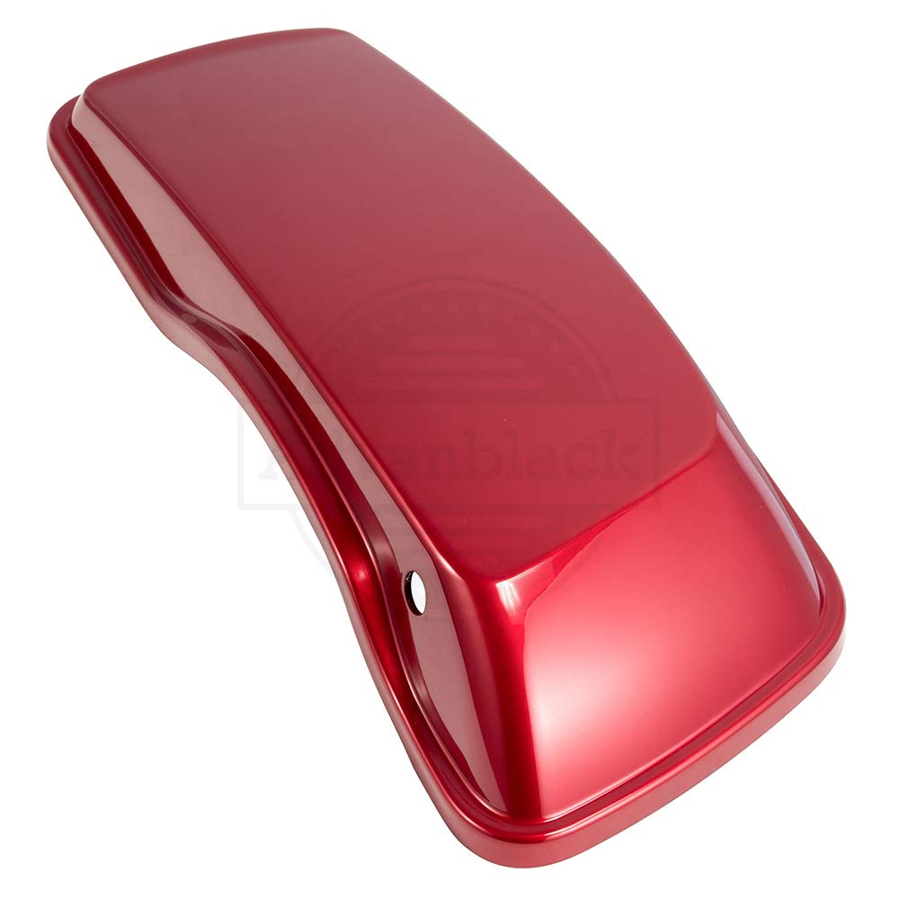 Moto Onfire Saddlebag Lids for Harley Touring Hard Saddlebags (2014-2023) - Wicked Red - Durable Motorcycle Accessories for Road Trips & Cruising