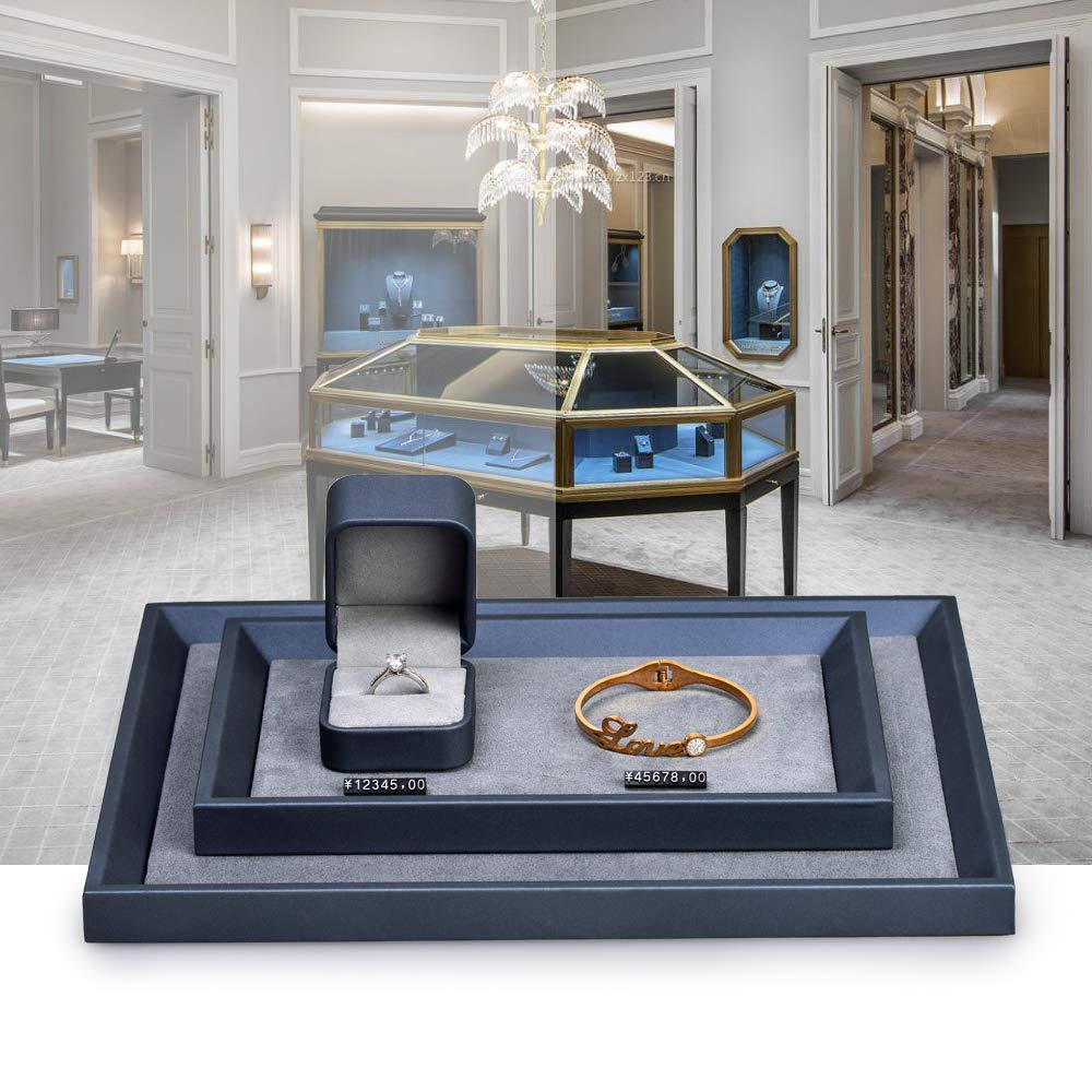 Oirlv Premium Leather Jewelry Tray - Small Catchall Tray for Jewelry Display & Organization | Valet Tray, Nightstand Organizer, Dresser Tray | Perfect for Rings, Earrings & Watches at Home or Travel