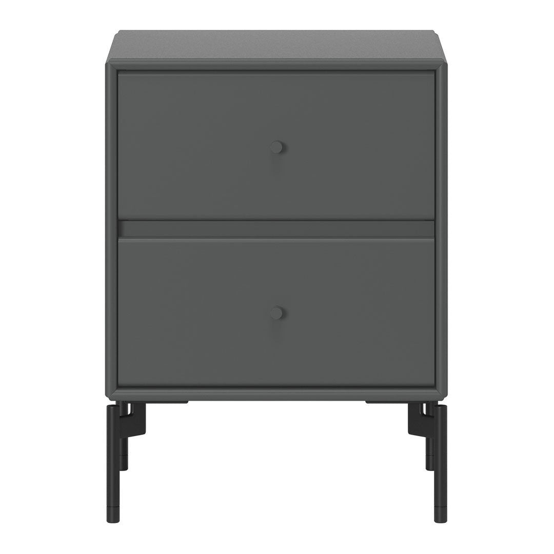 Modern Wooden Drift Bedside Table with Sturdy Legs - Perfect for Bedroom, Living Room, or Office Nightstand