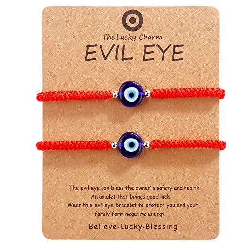 2 Red with silver bead
