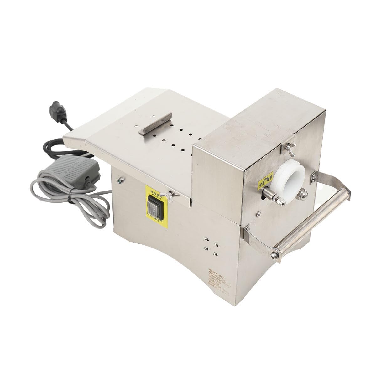 Commercial Electric Sausage Knotting Machine - Automatic Stainless Steel Sausage Tying & Linking Machine for Butcher Shops, Delis & Food Processing Plants | Perfect for Sausage Production, Meat Processing & Commercial Kitchen Use