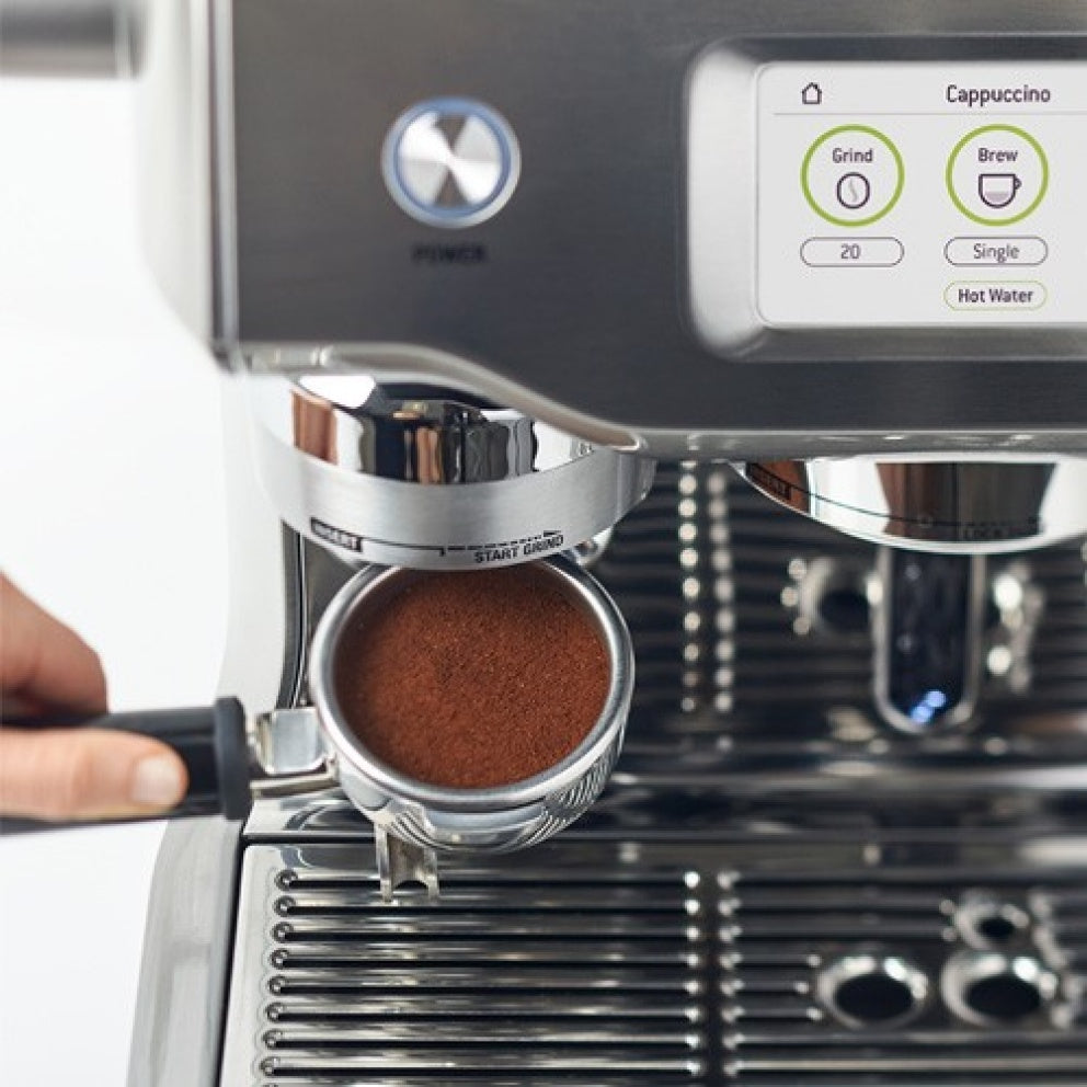 Breville Oracle Touch Espresso Machine with Automatic Grinder & Milk Frother - Black Truffle (BES990BTR1BCA1) | Professional Coffee Maker for Home Baristas & Espresso Lovers
