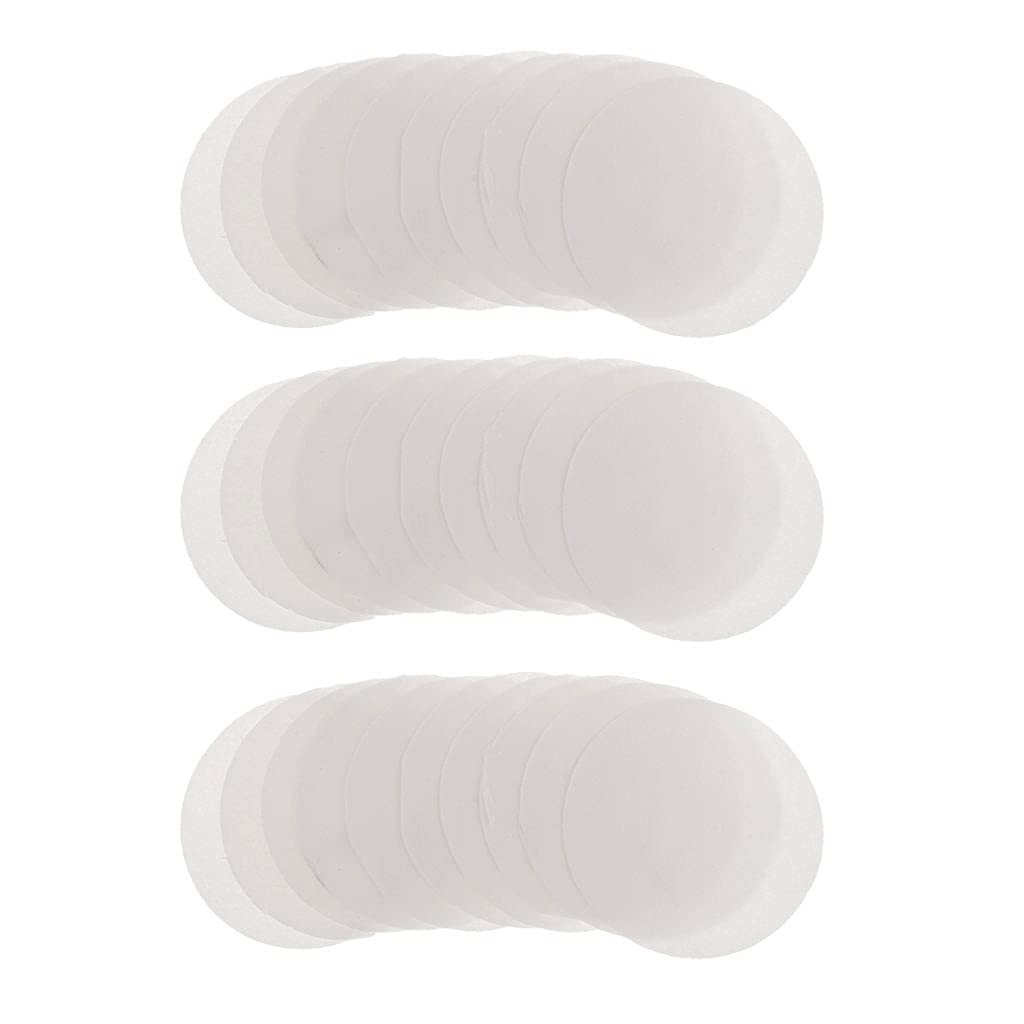 Harilla 30-Pack 4.5-Inch Round Microwave Safe Paper Plates - Ceramic Fiber Disposable Plates for Baking, Cooking & Serving - Perfect for Parties, Picnics & Quick Meals