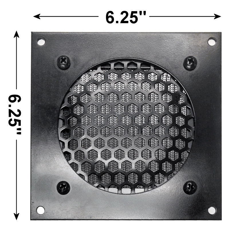 High Performance 120mm Metal Intake Bracket & Air Filter Kit (No Fan Included) - Perfect for PC Case Cooling, Gaming Rigs, and DIY Computer Builds