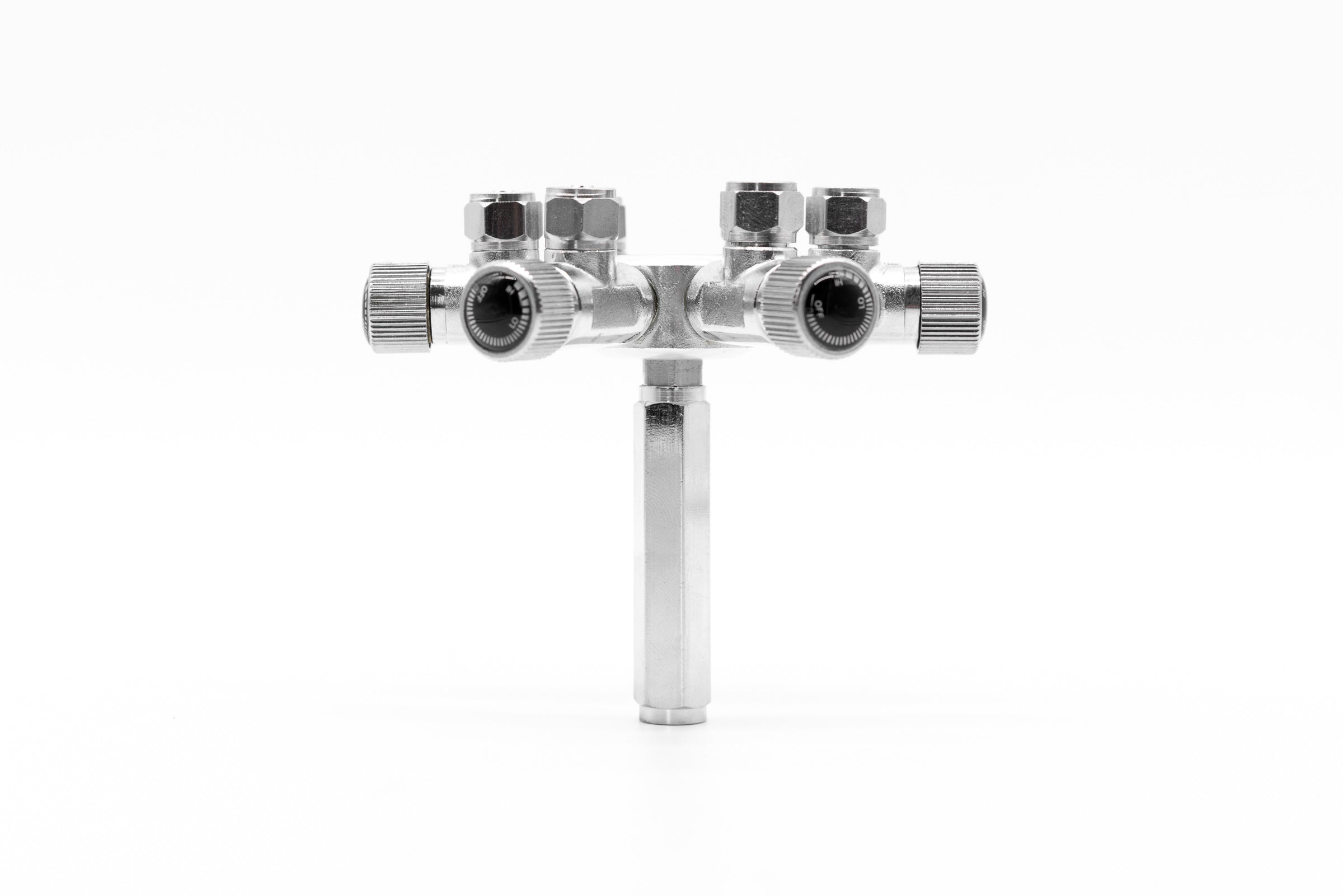 Premium CO2 Regulator Splitter for Aquarium & Hydroponics - Dual Output Pressure Control for Fish Tanks & Grow Systems - Perfect for Home Brewing & Indoor Gardening