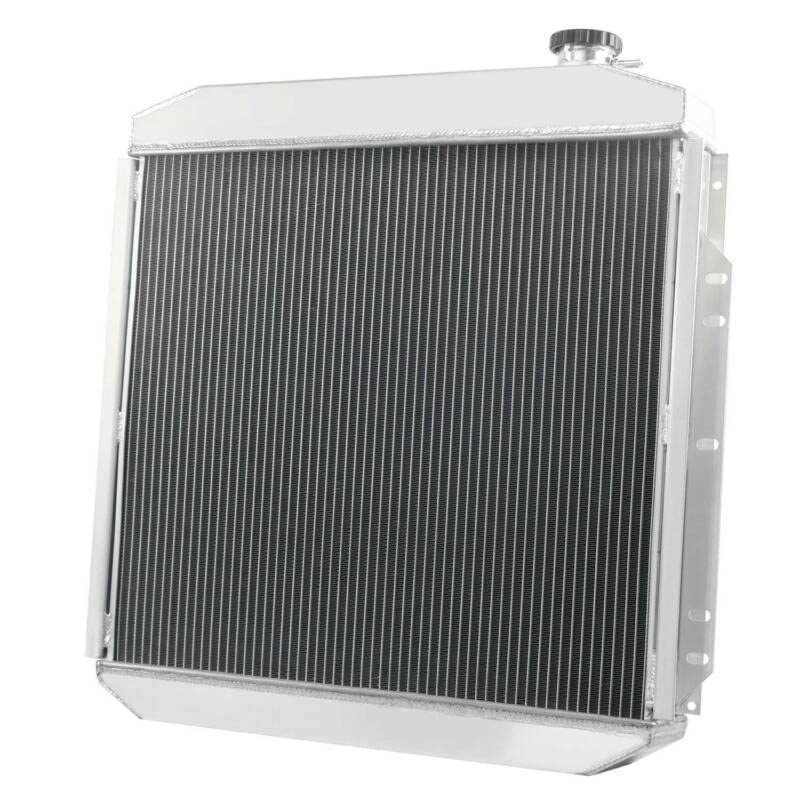 High-Performance 3-Row Aluminum Radiator for Ford F100 F250 F350 (1953-1956) & Chevy V8 - 16