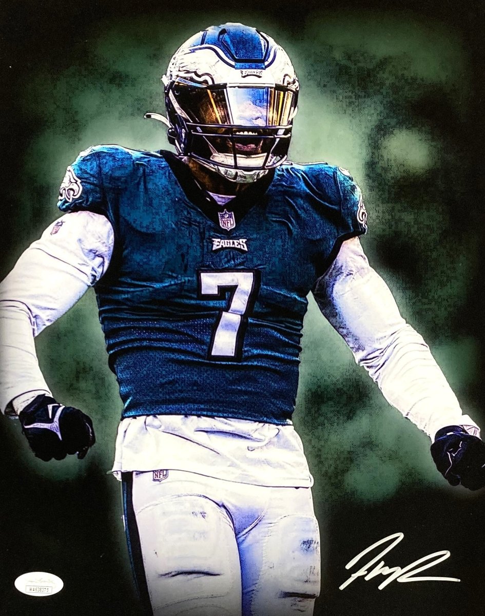 Haason Reddick Autographed 11x14 Philadelphia Eagles Football Photo with JSA COA - Perfect for Eagles Fans, Sports Memorabilia Collectors & Man Cave Decor