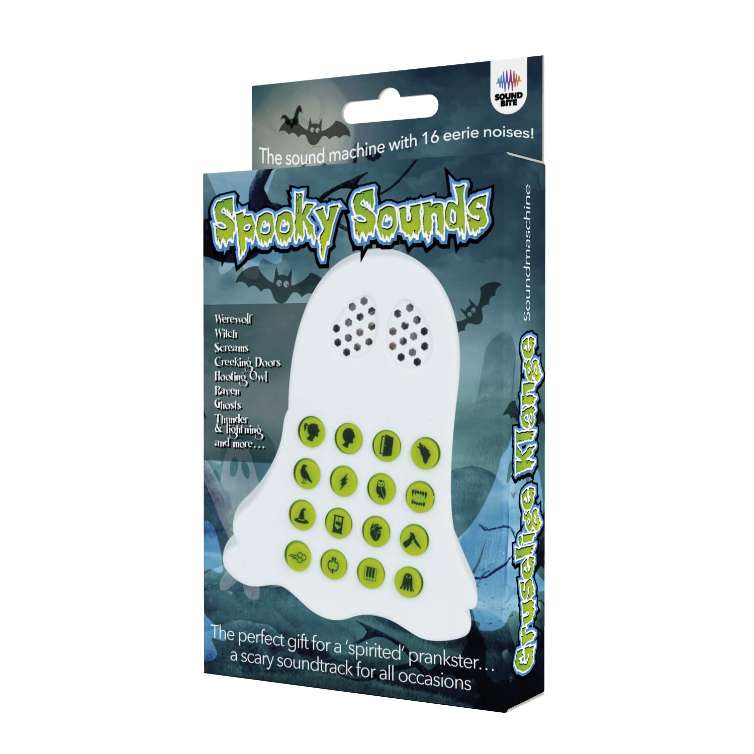 Funtime Gifts 10686 Spooky Sound Machine Electronic - Halloween Prank Device with Creepy Noises for Party Decorations & Scary Pranks