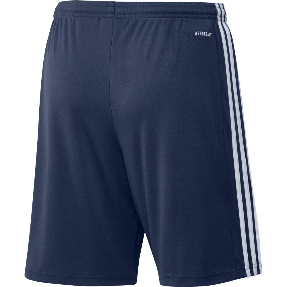 Adidas Youth Squadra 21 Athletic Shorts for Boys - Navy/White - Comfortable Sports Shorts for Running, Basketball & Gym Workouts