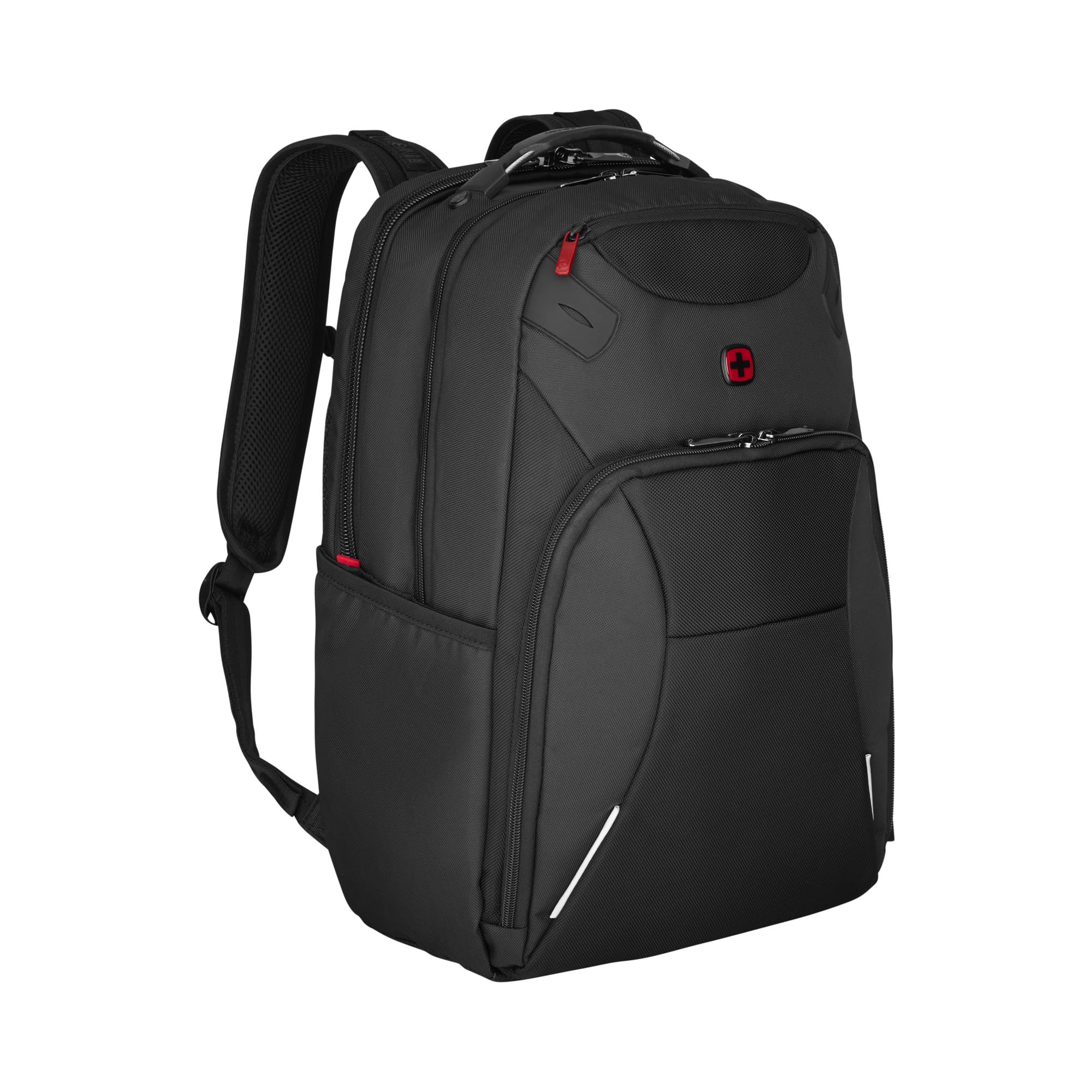 Wenger 17 Inch Cosmic Laptop Backpack for Business & Travel - Durable & Stylish Black Computer Bag for Work, School & Commuting