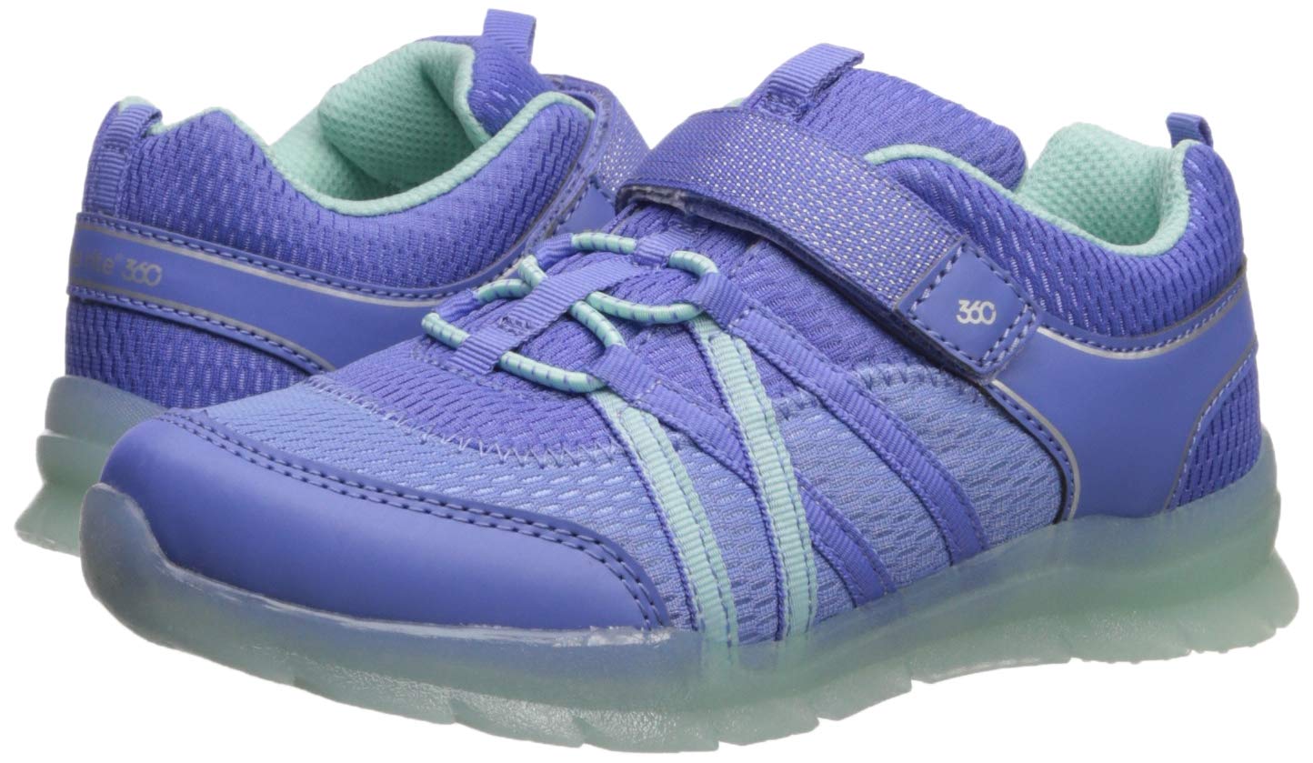 Stride Rite Baby Girls' Rocky Sneakers - Toddler & Little Kid Shoes for Walking & Play | Comfortable First Walking Shoes for Active Toddlers