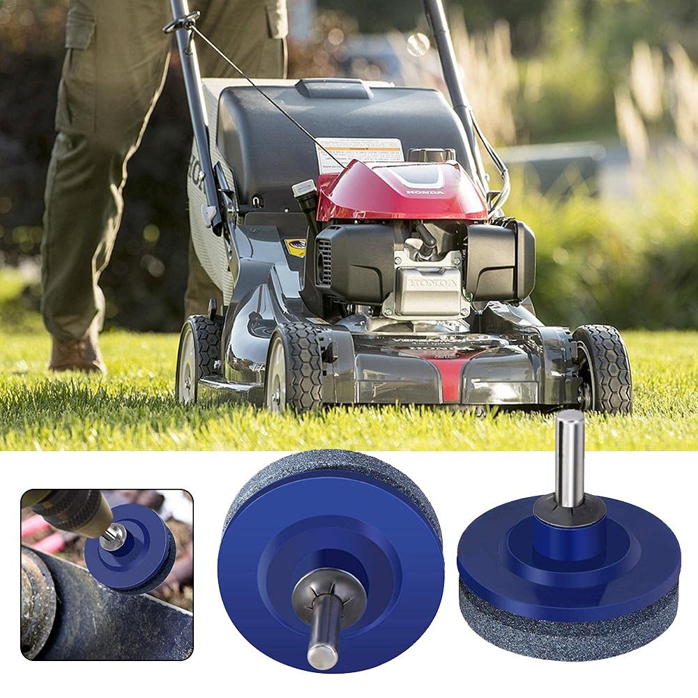 Universal Lawn Mower Blade Sharpener - Rotary Drill Attachment for Fast & Easy Sharpening | Garden Tool Maintenance for Professional & DIY Use
