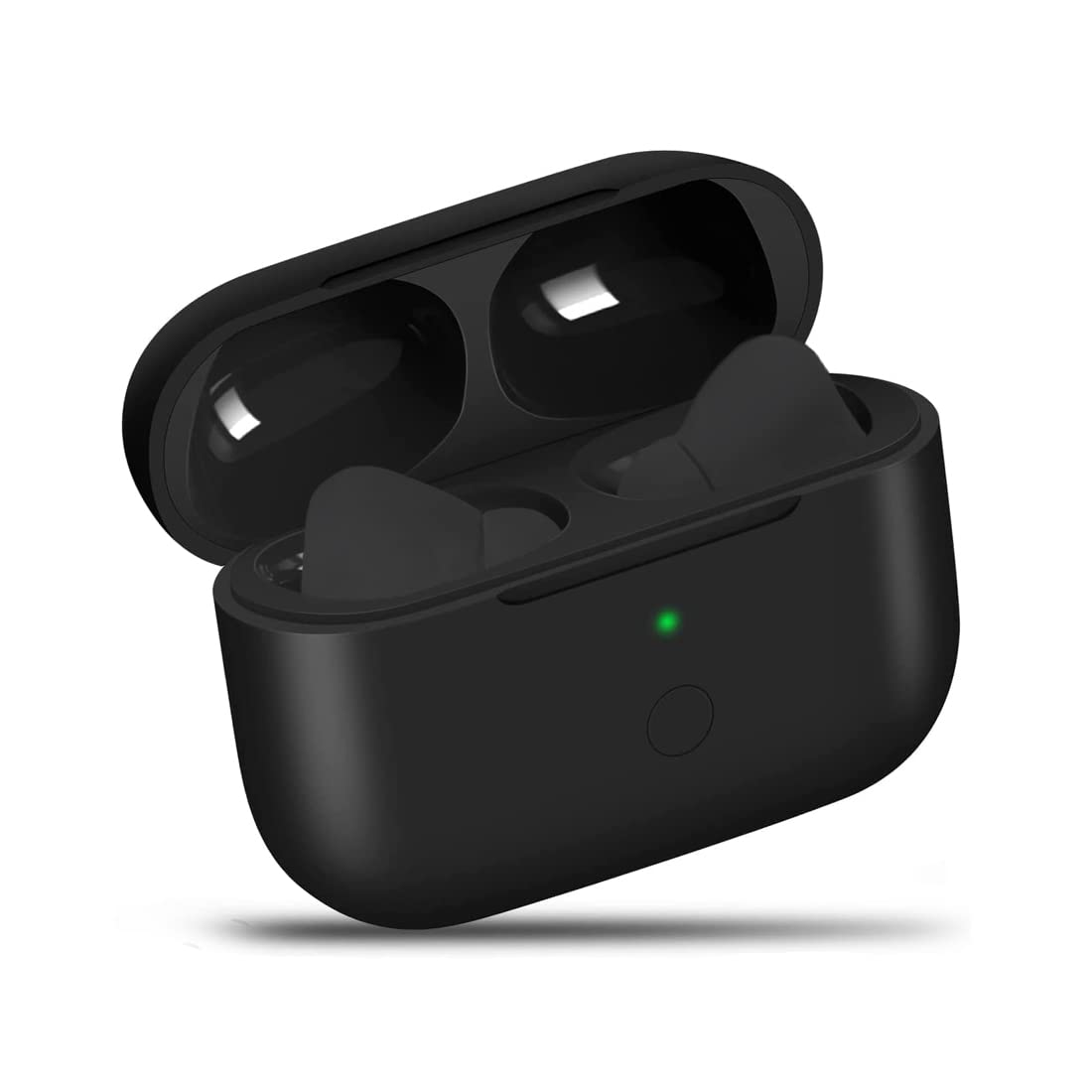 Wireless Charging Case & Bluetooth Earbuds Replacement for Pro - Fast Charging, Easy Pairing Sync Button (Black) | Perfect for Gym, Travel & Daily Commute