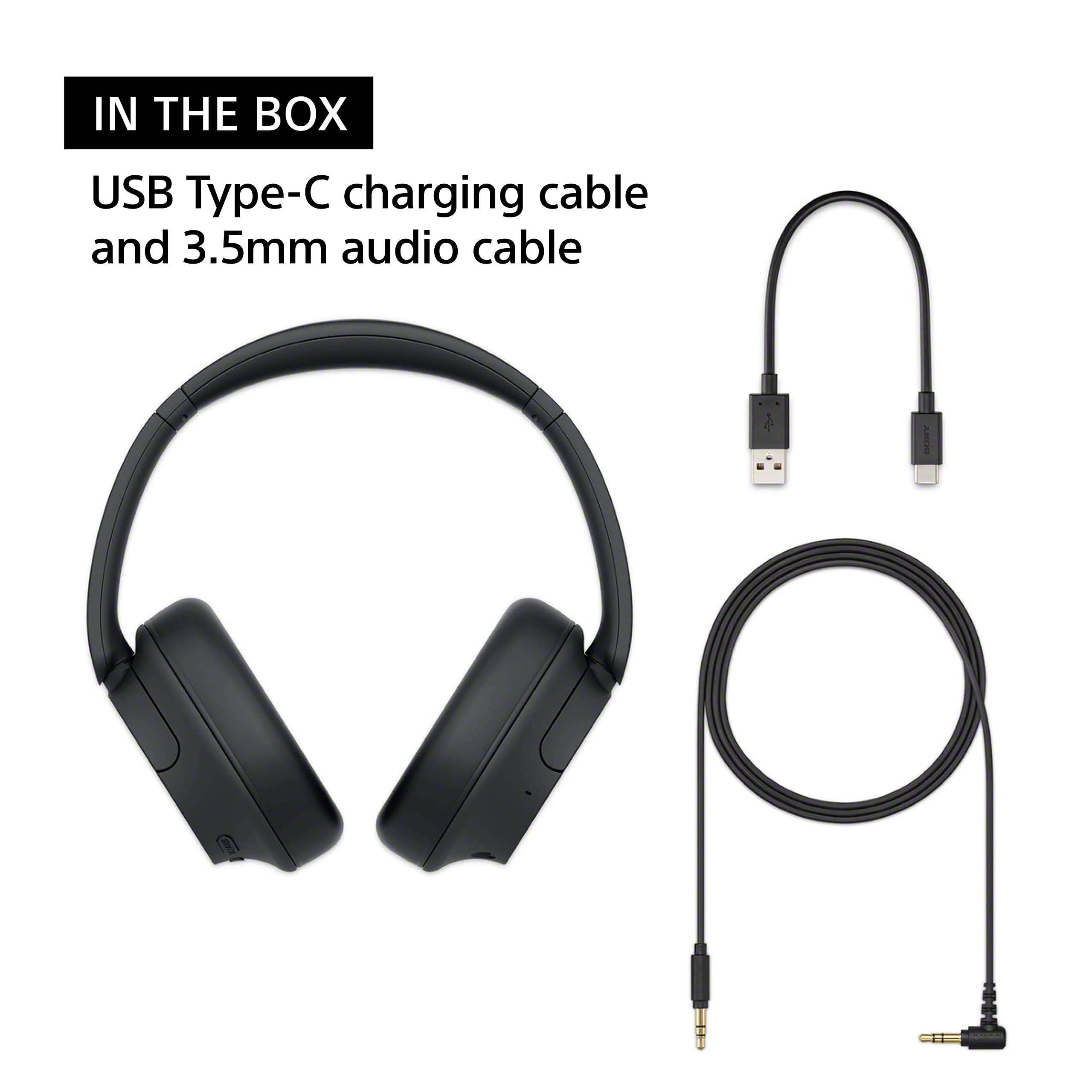 Sony WH-CH720N Wireless Noise Canceling Headphones with Bluetooth, Built-in Mic & Alexa - Over-Ear Comfort for Travel, Work & Music - White (Latest Model)