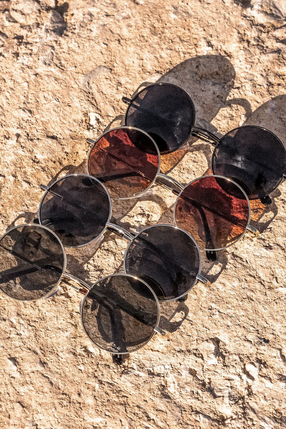 Boho Sunglasses for Women - Stylish Black Round Frame UV Protection Shades - Perfect for Beach, Travel & Outdoor Activities