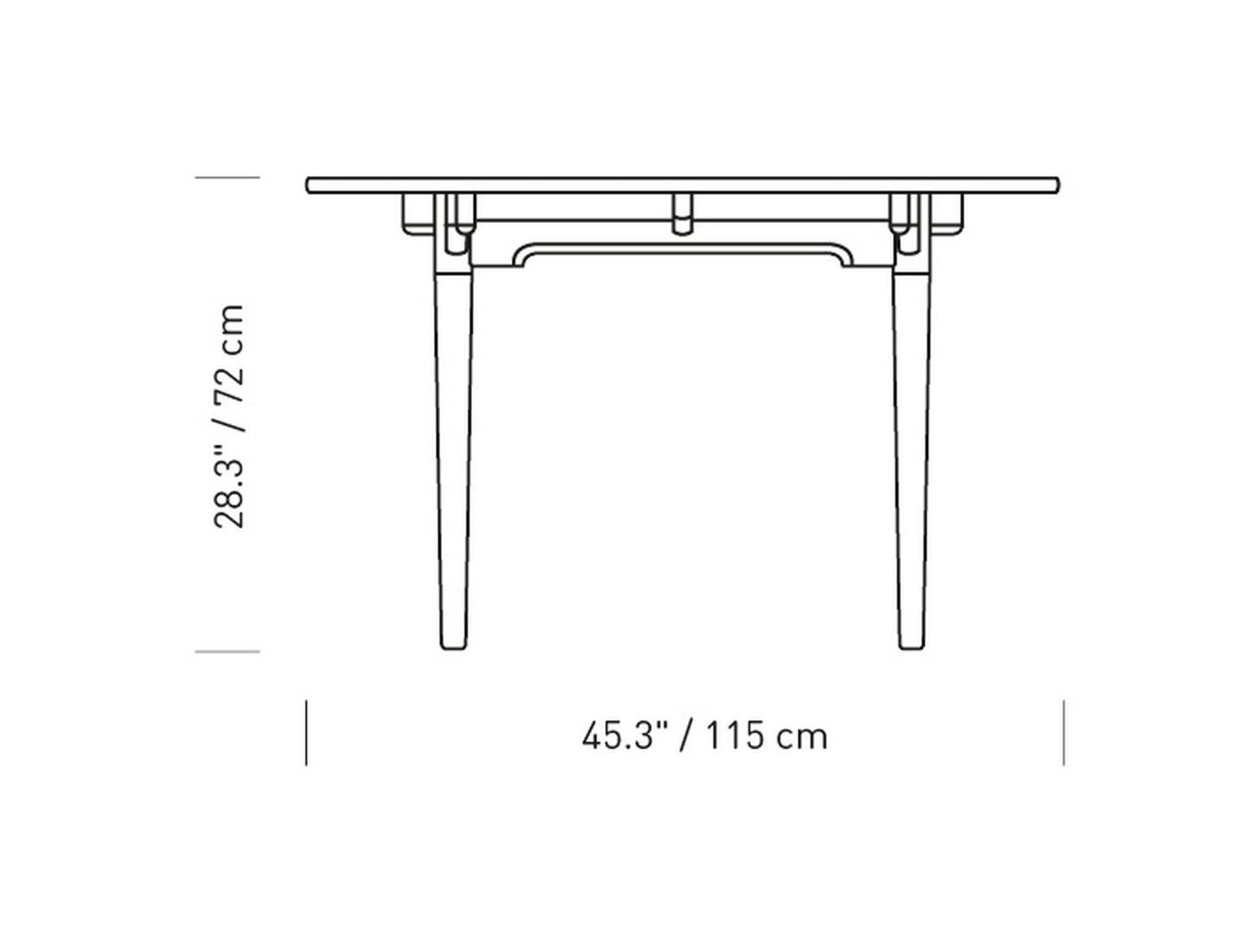 Modern CH337 Dining Table Set - 6 Seater Wooden Kitchen Table with Extendable Leaf - Perfect for Family Dinners & Entertaining Guests