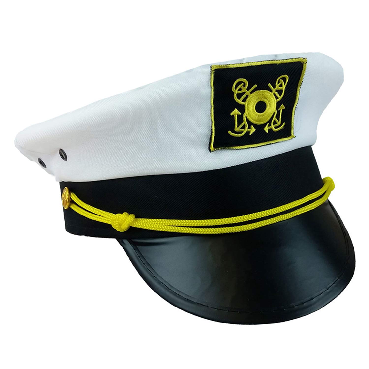 Funny Captain Hats for Parties - Nautical Theme Yacht & Cruise Ship Hats - Perfect for Bachelor & Bachelorette Parties, Costume Events and Themed Cruises