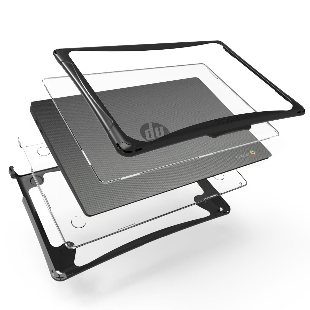 iBenzer Hexpact Protective Case for Chromebook - Durable Laptop Sleeve with Shock Absorption for School, Work & Travel