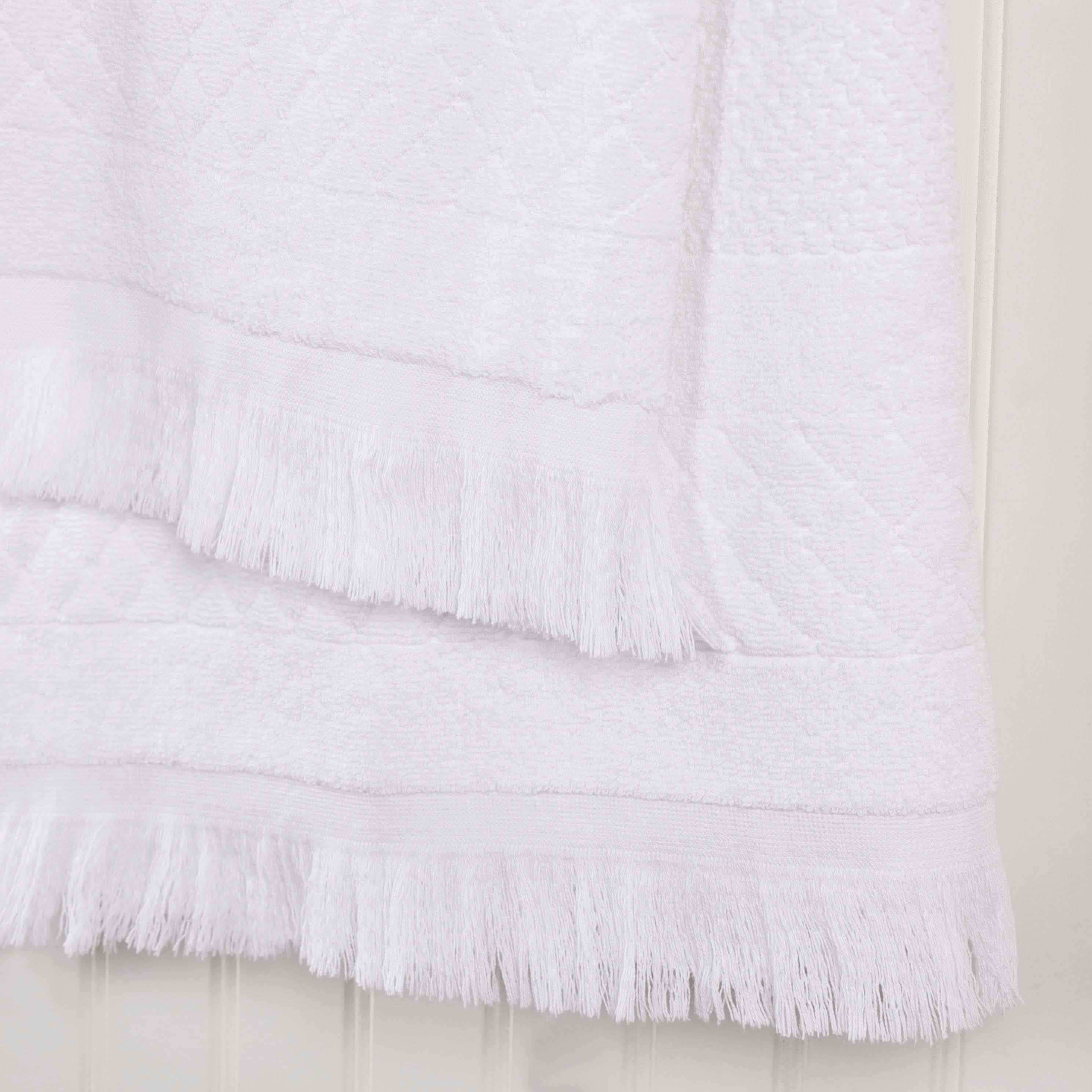 Premium 9-Piece Cotton Geometric Jacquard Towel Set - Ultra Soft, Absorbent & Plush - Perfect for Bathroom, Spa & Luxury Home Decor