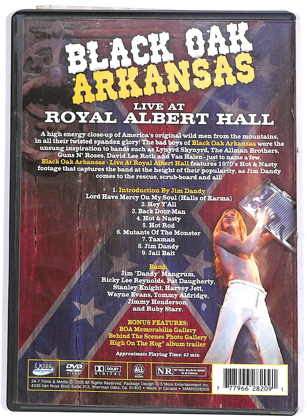Black Oak Arkansas: Live At Royal Albert Hall Concert DVD - Classic Southern Rock Performance for Music Lovers & Collectors (Perfect for Home Entertainment & Gifting)