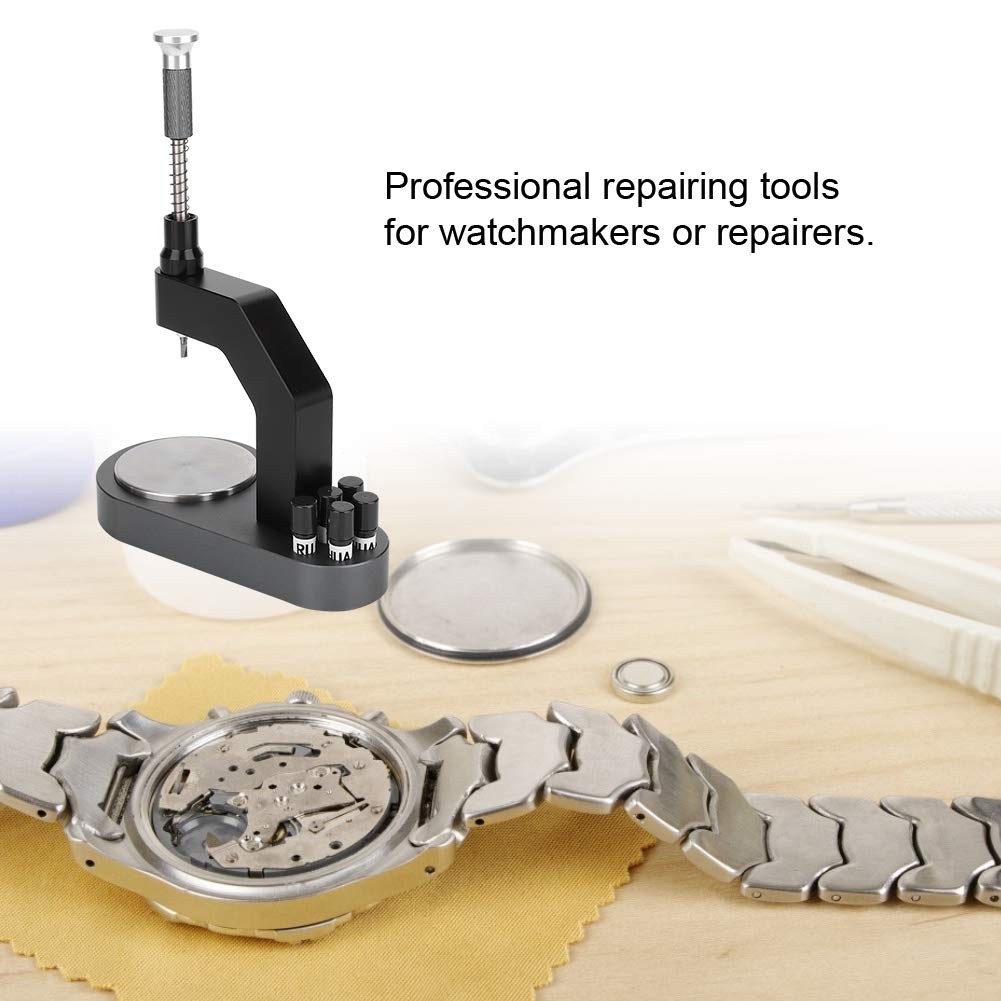 Professional Watch Dial Feet Repair Welding Machine - Watch Face Welding Tool Kit with 5 Nail Barrels & 2 Movement Bases for Watchmakers | Perfect for Watch Repair Shops, Jewelry Workshops & Home Watch Maintenance