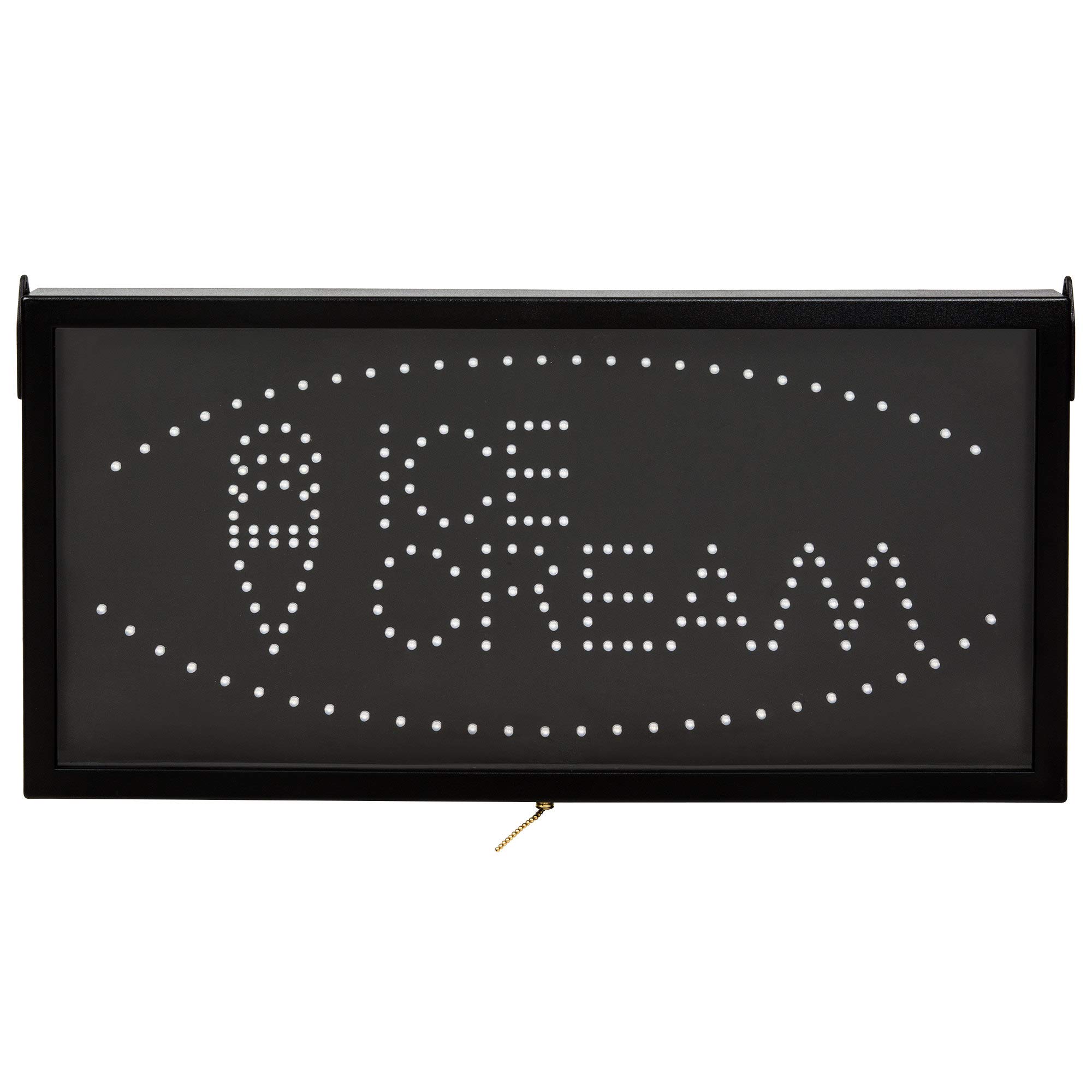 Table Top King ICE13L LED Ice Cream Sign for Shops & Cafes