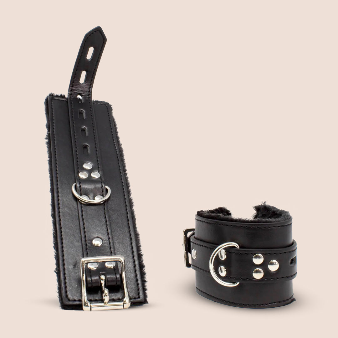 Fetish Fantasy Cumfy Cuffs - Soft Leatherette Restraints for Couples | Perfect for BDSM, Role Play & Spicing Up Your Bedroom