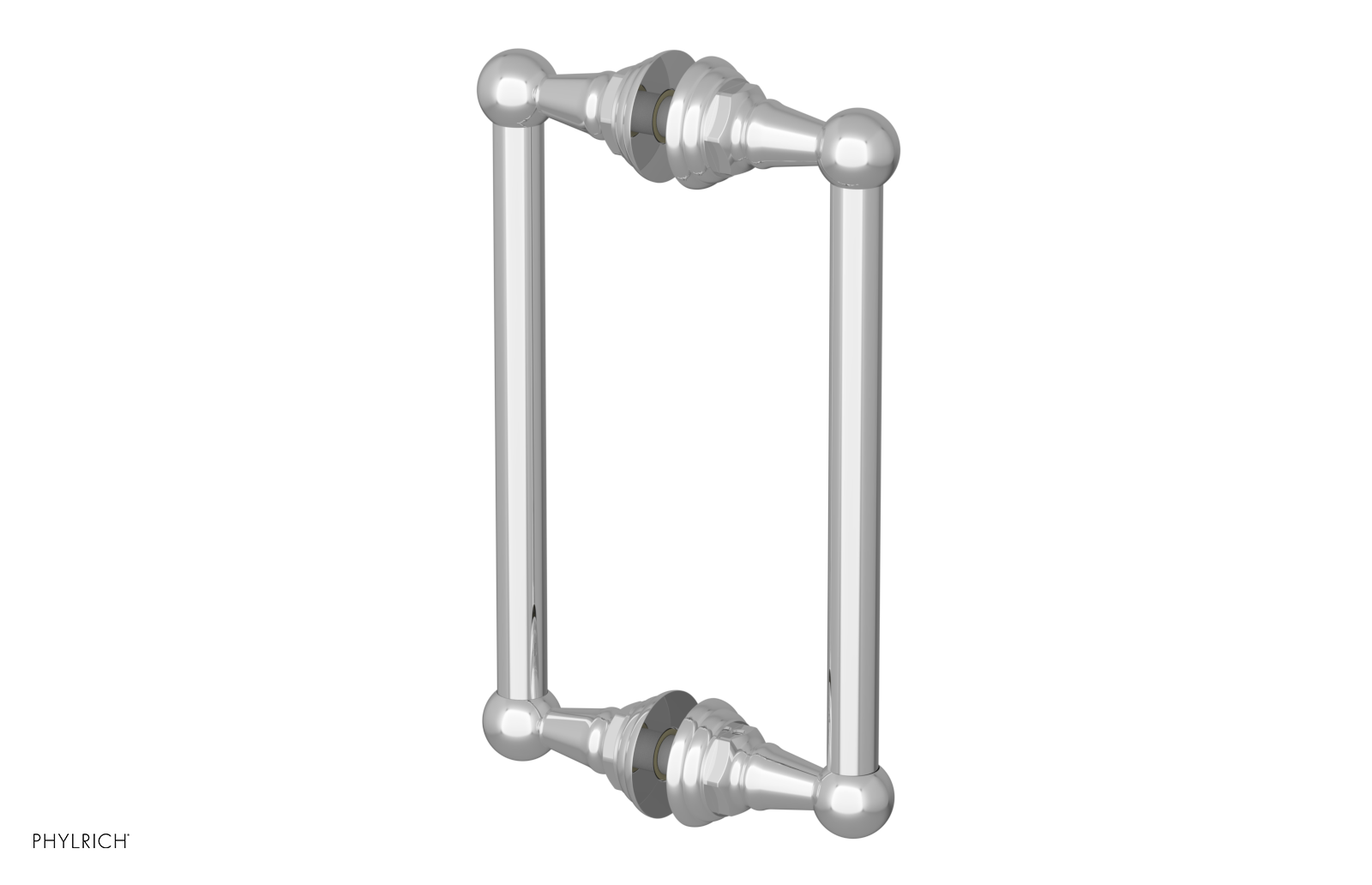 Hex Traditional 8 Double Sided Shower Pull 500 93 08 - Premium Bathroom Hardware for Easy Shower Door Operation - Perfect for Modern and Classic Bathroom Designs