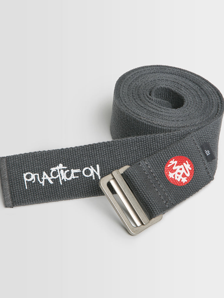 Manduka AligN Yoga Strap 305cm - Premium Yoga Belt for Stretching, Flexibility & Alignment | Ideal for Yoga, Pilates & Physical Therapy