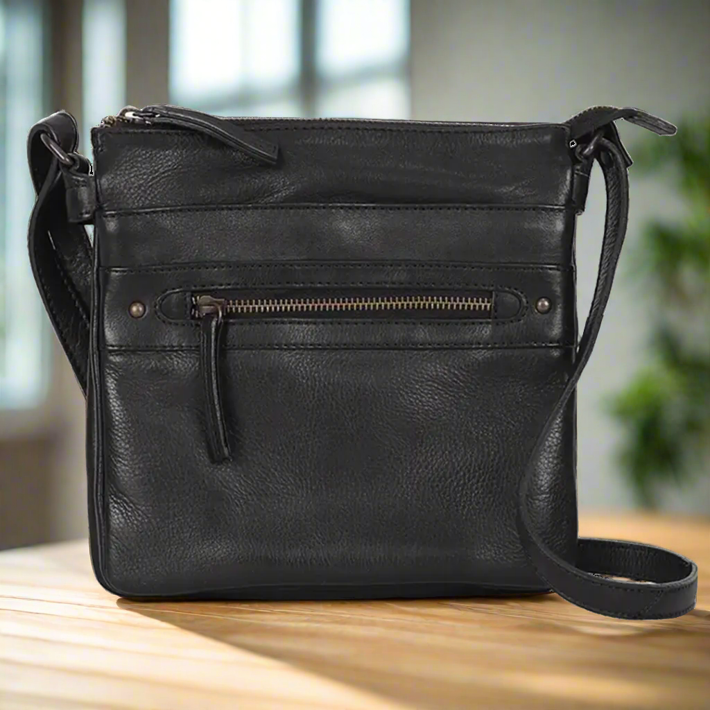 Premium MET Leather Crossbody Bag for Women - Stylish & Durable Handbag with Adjustable Strap - Perfect for Travel, Work & Everyday Use