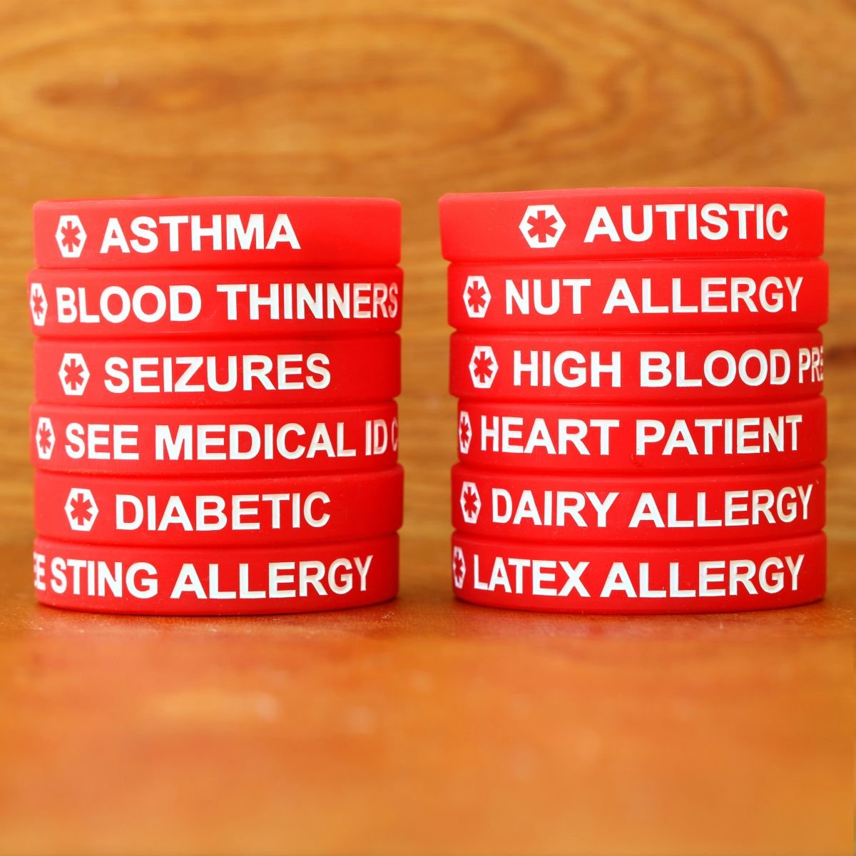 Pacemaker Medical Alert Wristband Bracelet - Red Color Emergency ID Bracelet for Heart Patients | Perfect for Daily Wear, Travel & Emergency Situations