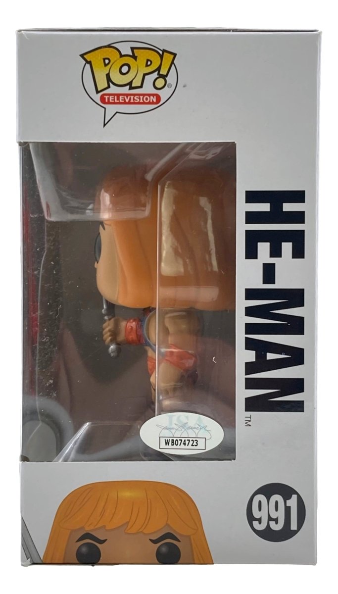 Dolph Lundgren Signed He-Man Funko Pop #991 with JSA ITP Certificate - Collectible Action Figure for Movie Fans & Pop Culture Enthusiasts - Perfect for Display, Gifts, and Comic Conventions