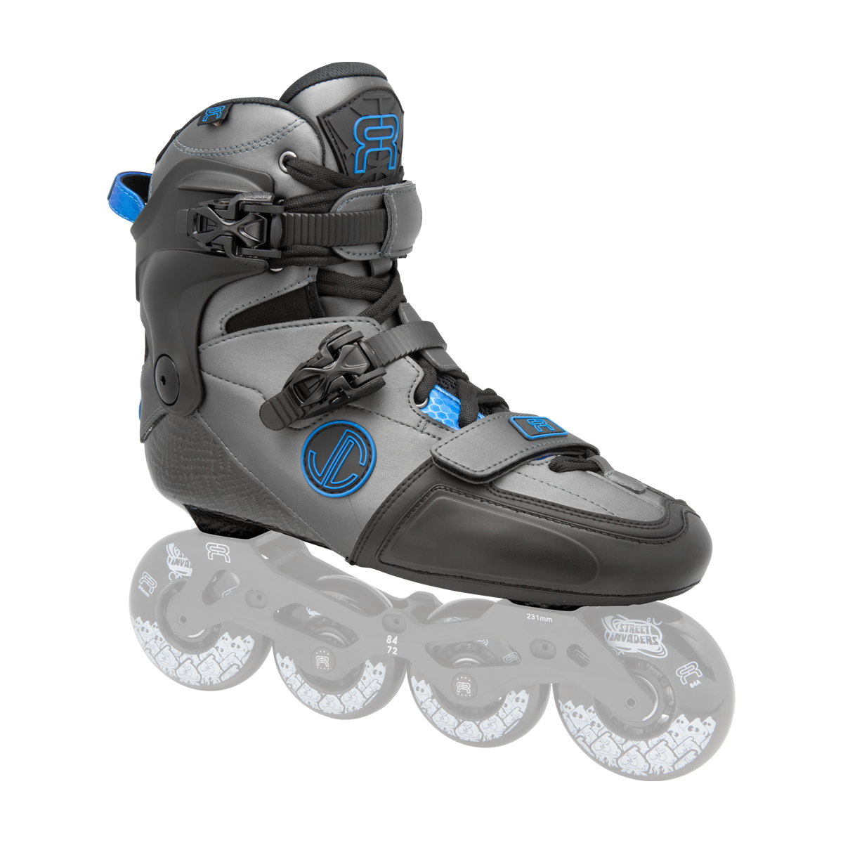 Fr Sl Seven Grey Blue Boots - Stylish & Comfortable Women's Winter Boots for Outdoor Walking, Snow Hiking & Casual Wear