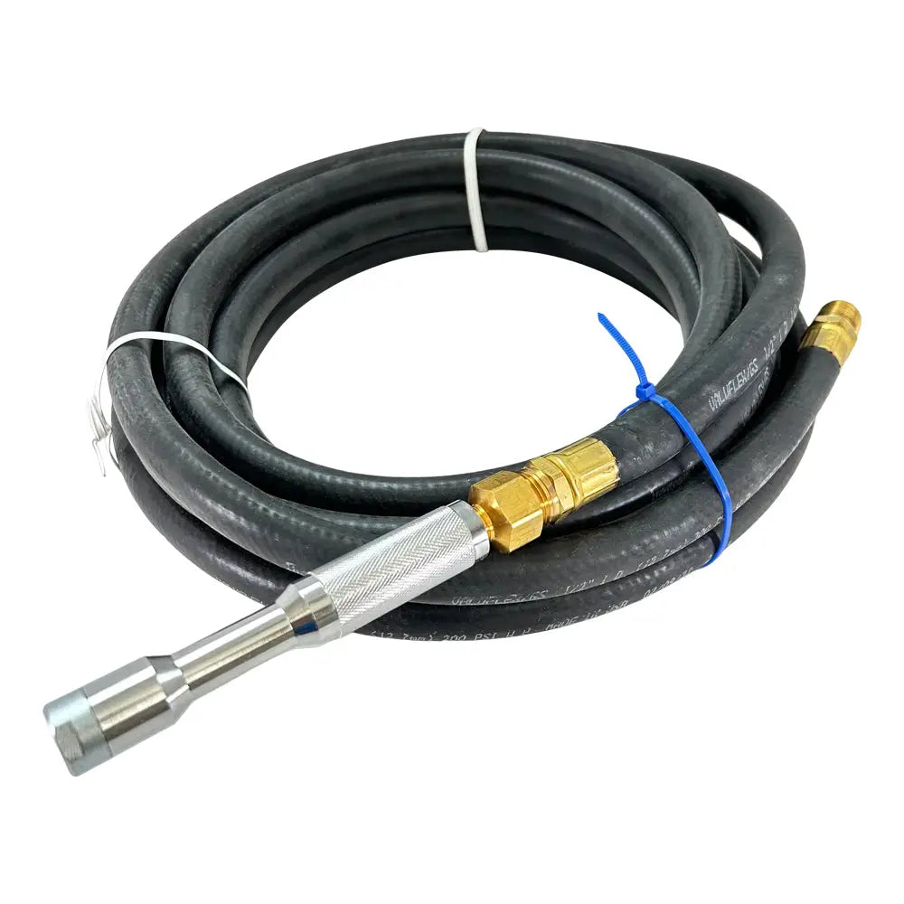 Heavy Duty AA Large Bore Inflator with 25 ft Hose - High Volume Air Pump for Tires, Pools, Inflatables | Perfect for RV, Boat, ATV & Home Use