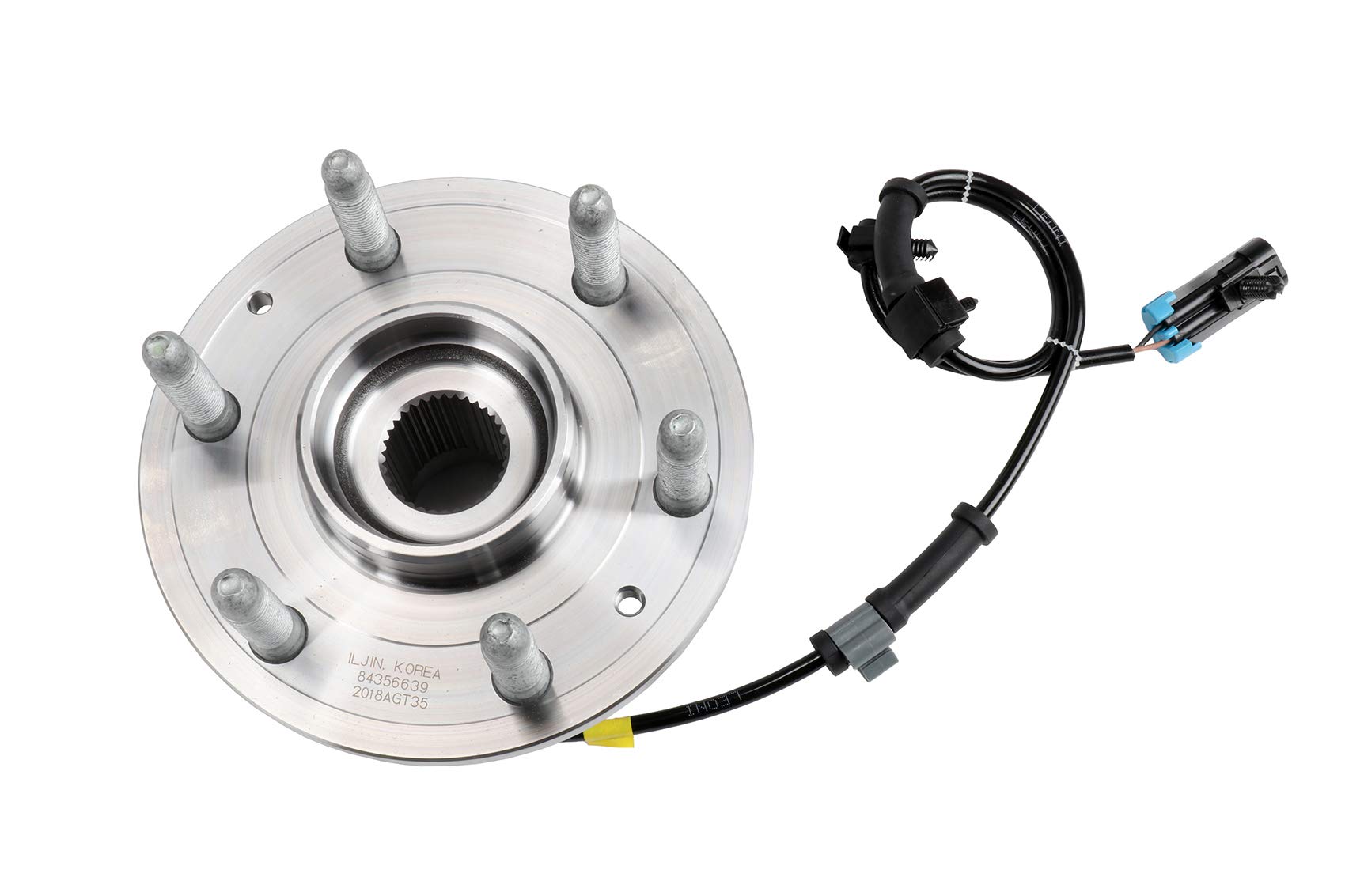 ACDelco FW453 GM Original Equipment Front Wheel Hub & Bearing Assembly with ABS Wheel Speed Sensor & Studs - Perfect for Chevy Silverado, GMC Sierra Truck Repair & Maintenance