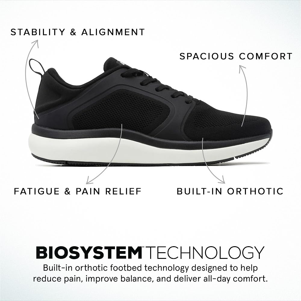 ABEO MXV Cruise Women's Walking Shoes - Orthopedic Support Shoes with Built-in Plantar Fasciitis Insoles for Pain Relief - Comfortable for Walking, Travel & Daily Wear