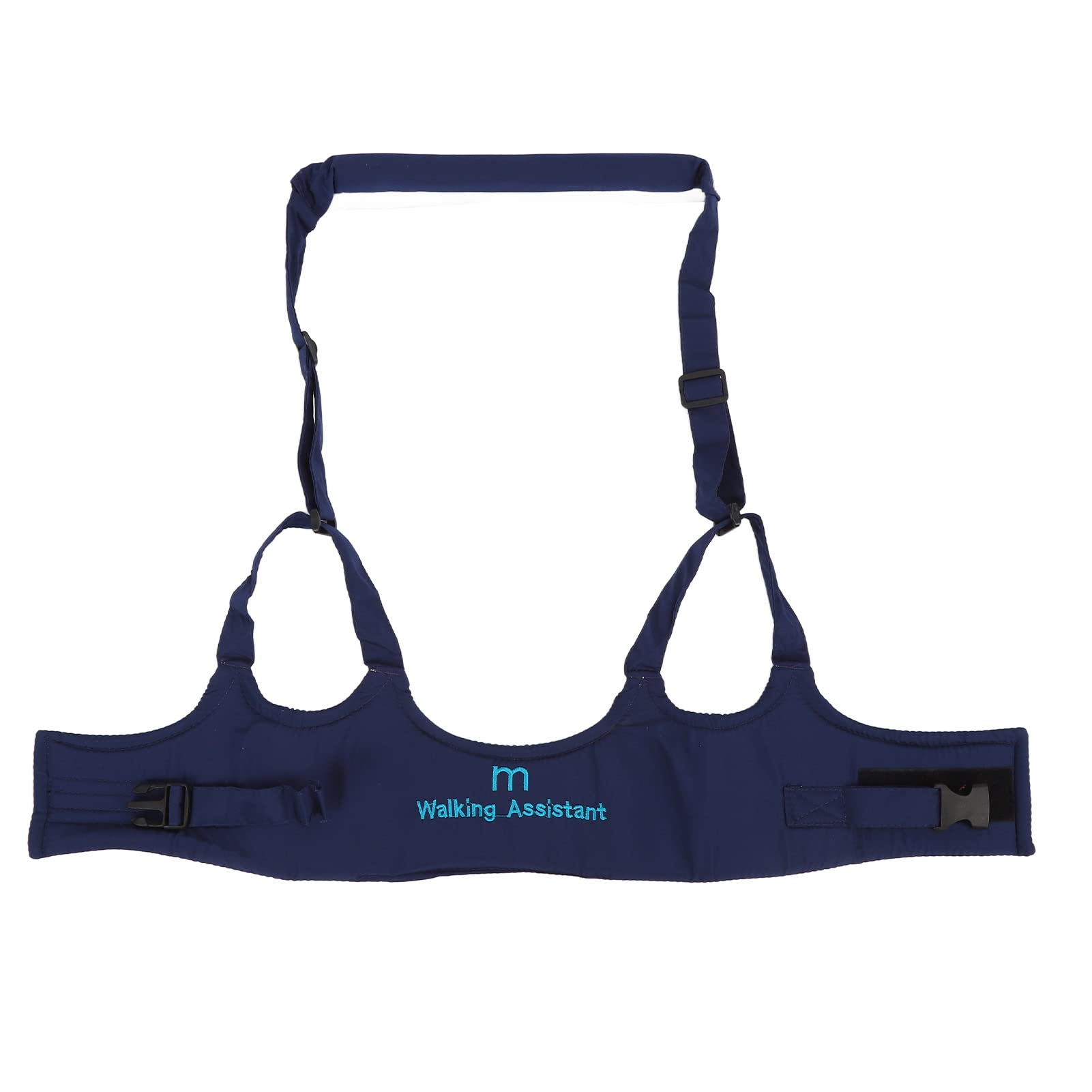 **Adjustable Baby Walking Harness - Soft & Skin-Friendly Toddler Safety Belt for Back Pain Relief & Anti-Lost, Handheld Walker Helper for Kids (Navy Blue) - Perfect for Outdoor Walks, Shopping & Travel**