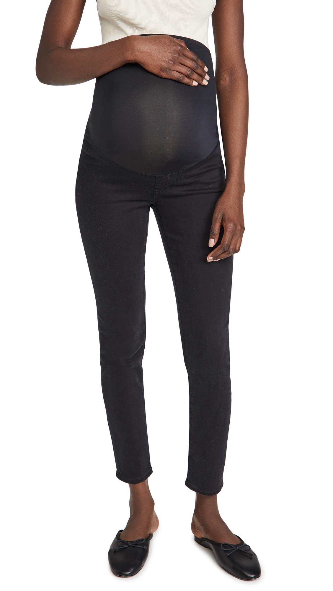 Madewell Women's Maternity Full Panel Stretch Denim Jeans - Comfortable Pregnancy Pants for Everyday Wear & Maternity Photos