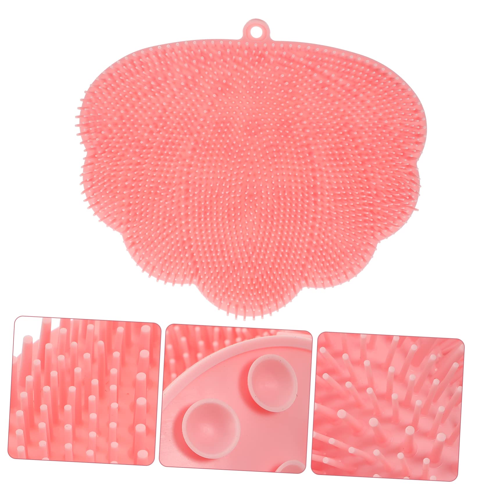 Premium Silicone Bath Scrubber Mat - Exfoliating Foot & Back Scrubber for Shower, Wall Mounted Body Scrubber with Non-Slip Design - Perfect for Exfoliating Dead Skin, Relaxing Bath Time & Spa-Like Experience at Home