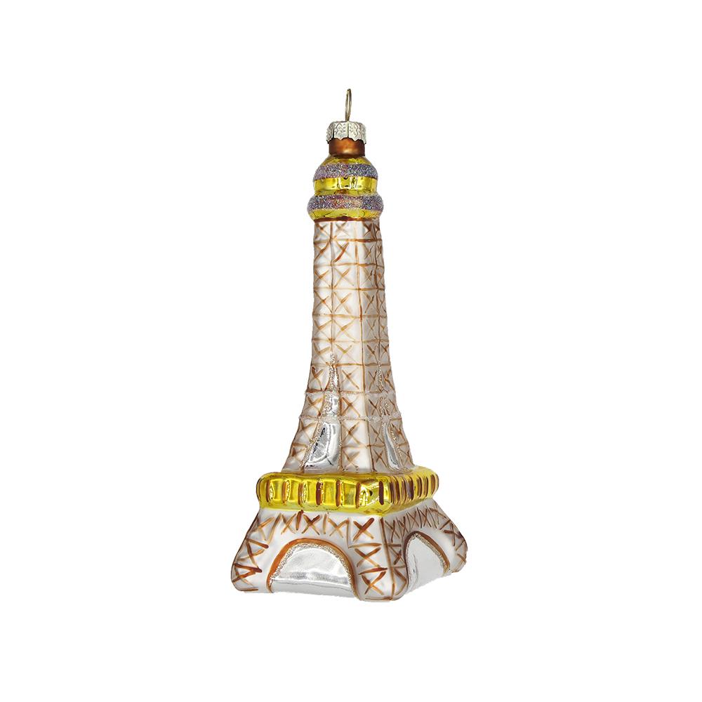 Eiffel Tower Ornament - Elegant Paris Souvenir for Christmas Tree & Home Décor | Perfect Gift for Travel Lovers & Francophiles