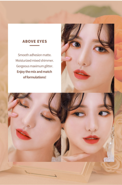 Aperire Above Eyeshadow Palette - 12 Highly Pigmented Matte & Shimmer Eyeshadows for Stunning Eye Makeup | Perfect for Day & Night Looks, Parties & Special Occasions