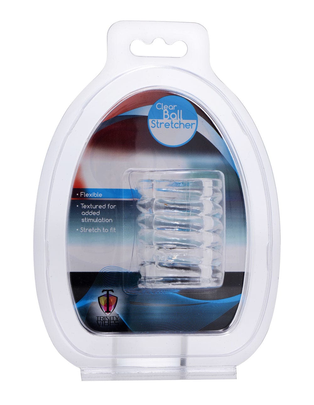 Premium Clear Spiral Ball Stretcher for Men - Comfortable Testicle Weight & Scrotum Enhancement - Perfect for BDSM, Fitness Training & Sensual Play