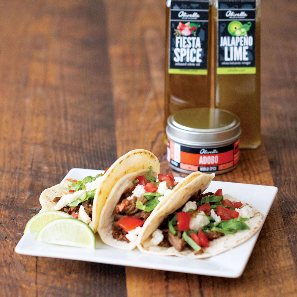 Premium Fiesta Spice Infused Olive Oil - Gourmet Cooking Oil for Mexican & Mediterranean Dishes, Salads, Marinades & Dipping - 16.9 fl oz Glass Bottle