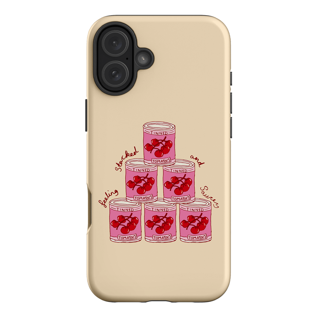 Stylish Saucy Supper Design Phone Case - Trendy Protective Cover for iPhone & Android - Perfect for Daily Use, Work & Travel