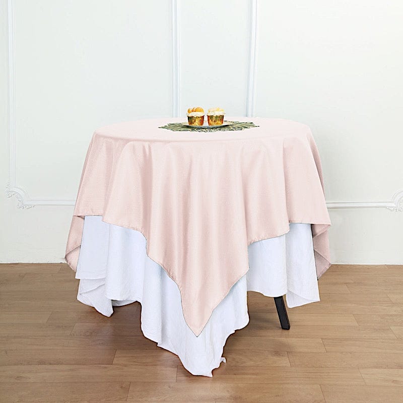 54 x 54 Inch Premium Polyester Square Tablecloth - Waterproof & Wrinkle-Resistant - Perfect for Dining Tables, Parties, and Special Events