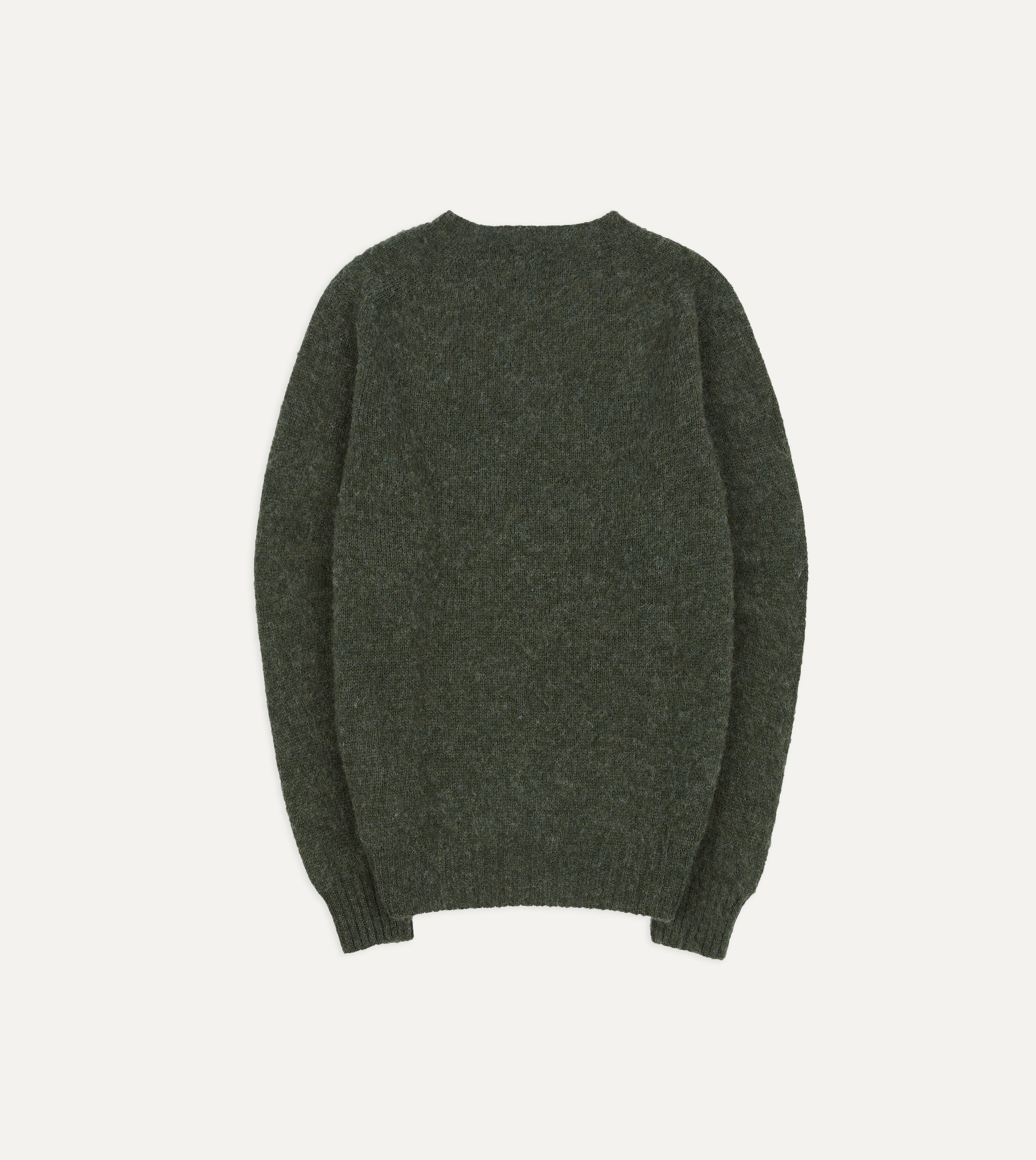 Soft Brushed Shetland Wool Crewneck Sweater for Women - Cozy Winter Knit Pullover for Casual Wear & Outdoor Activities