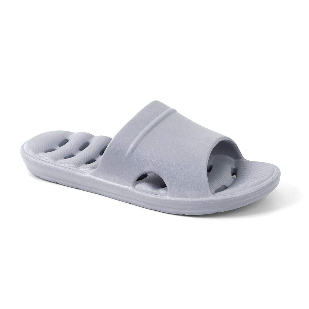 Luffymomo Women's Non-Slip Shower Sandals with Drainage Holes - Comfortable Bathroom Slippers for Home, Spa, Pool & Beach Use